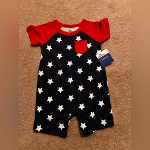 Patriotic bodysuit NWT 3-6 mo